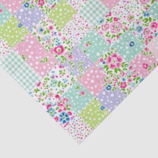 Papel De Seda 6 Papéis Florais Calico Tissue