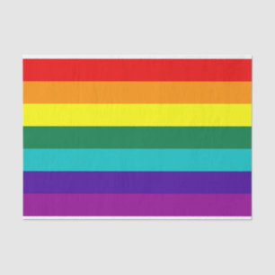 Papel De Seda 7 Bandeira do Rainbow