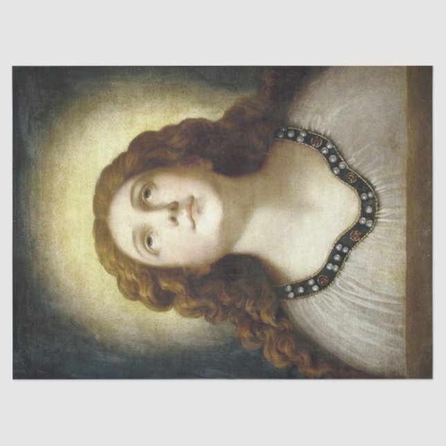 Papel De Seda A Alma Abençoada (Jovem Religiosa Angelic) (Frente )