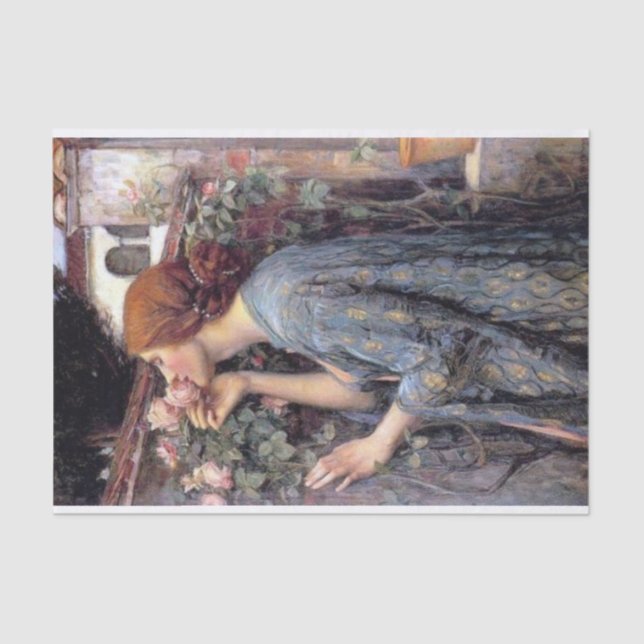 Papel De Seda A alma do Rosa ou Meu Rosa doce - 1908 (Frente )