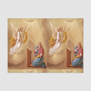 Papel De Seda A Anunciação da Virgem Maria