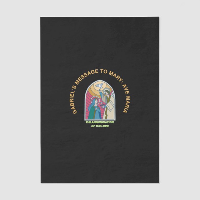 Papel De Seda A Anunciação do Senhor (Frente )