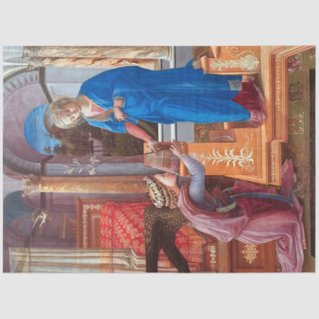 Papel De Seda A anunciação, Filippo Lippi, 1440 (Frente )