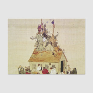 Papel De Seda “A Arca de Noé” por W Heath Robinson