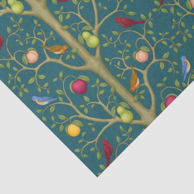 Papel De Seda A Árvore dos Tesouros Vivos (Detalhes)