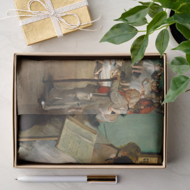 Papel De Seda A Aula de Dança por Edgar Degas (Presente)