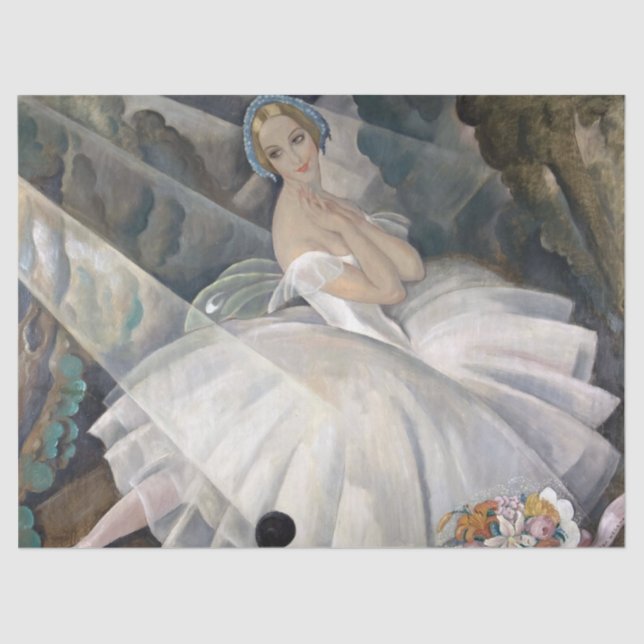 Papel De Seda A Ballerina Ulla Poulsen, de Gerda Wegener (Frente )