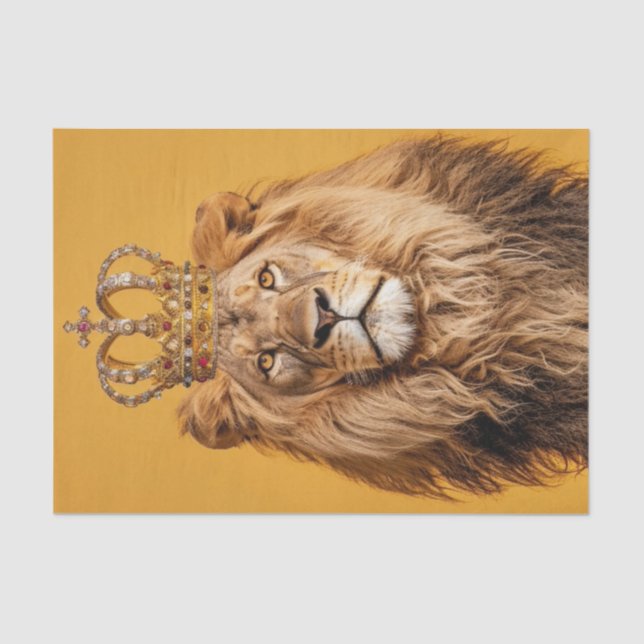 Papel De Seda A Beleza de um Leão (Frente )