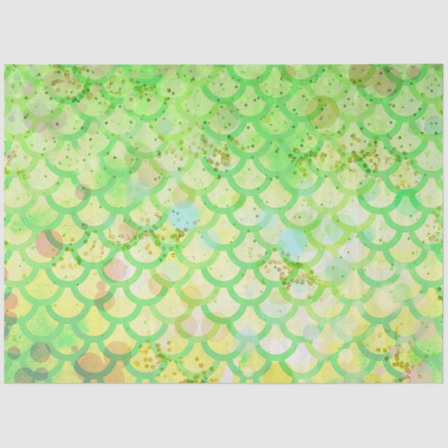 Papel De Seda A Bokeh Mermaid Series Design 3 (Frente )