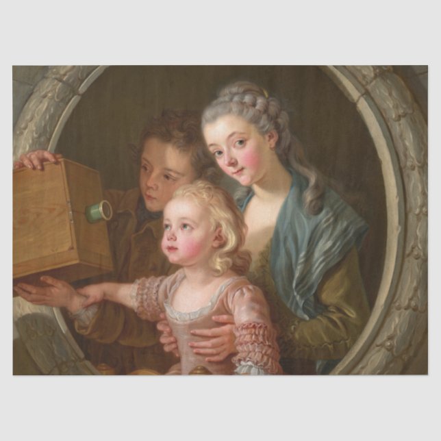 Papel De Seda A câmera Obscura por Charles A. P. Van Loo (Frente )