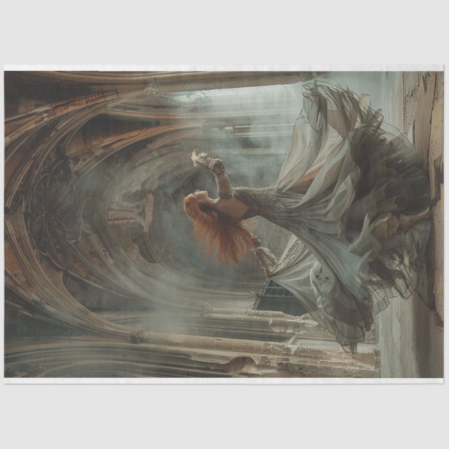 Papel De Seda A catedral de dança da catedral (Frente )