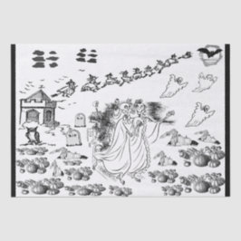 Papel De Seda A Cerimônia Assombrada -