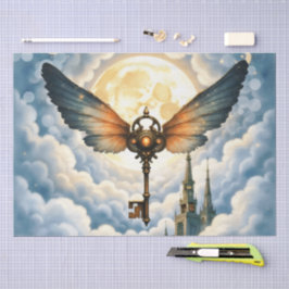 Papel De Seda A Chave da Eternidade – Asas Steampunk