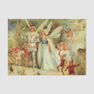 Papel De Seda “A Chegada do Rei e da Rainha” por E S Hardy