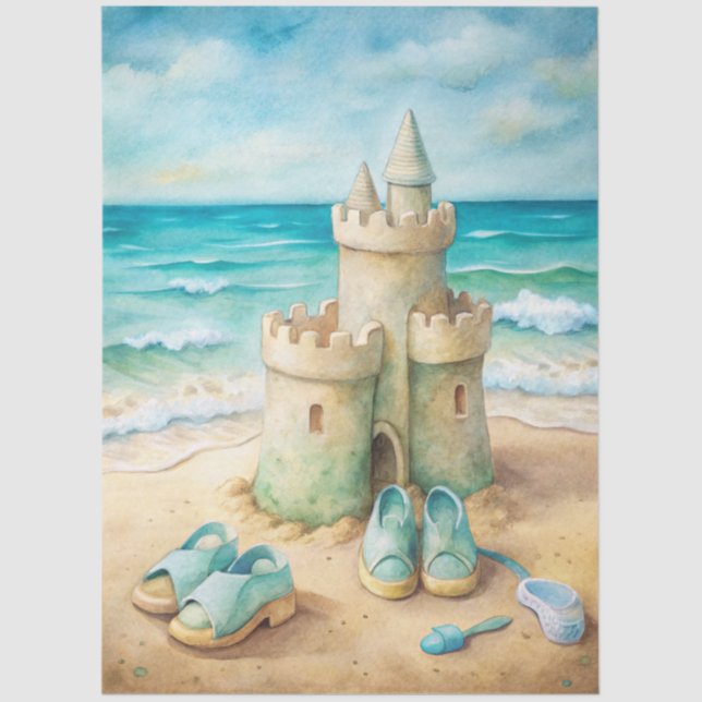 Papel De Seda A Coastal Series Design 21 (Frente )