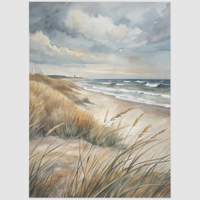 Papel De Seda A Coastal Series Design 37 (Frente )