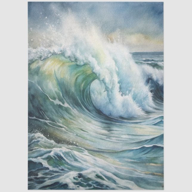 Papel De Seda A Coastal Series Design 49 (Frente )