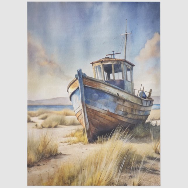 Papel De Seda A Coastal Series Design 79 (Frente )