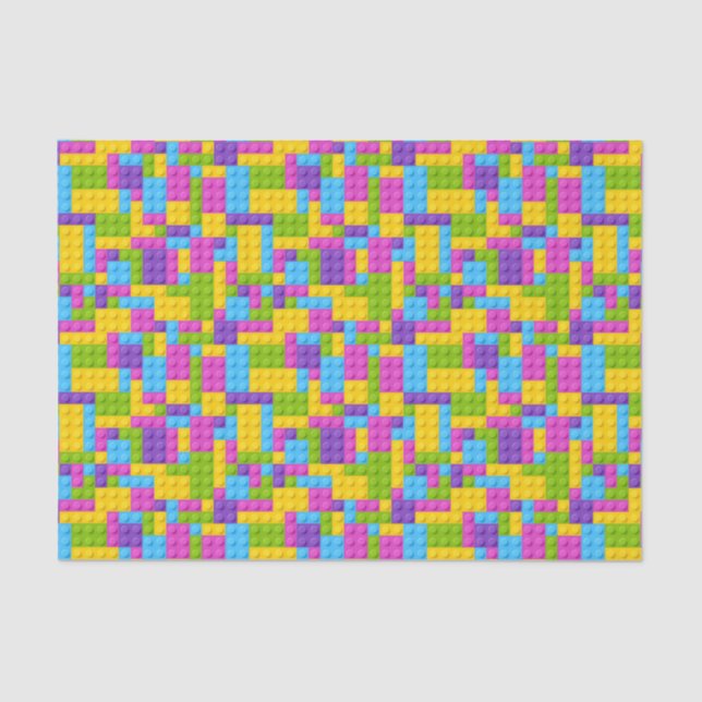 Papel De Seda A construção plástica obstrui o teste padrão (Frente )