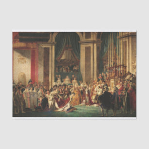 Papel De Seda A coroação de Napoleão por Jacques-Louis David