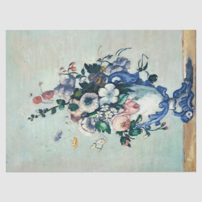 Papel De Seda A dissociação de Rococo Vase Estática de Paul Céza (Frente )