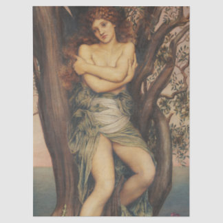 Papel De Seda A Dríade (Ninfa da Árvore) (por Evelyn De Morgan)