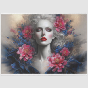 Papel De Seda A Femme Victorian Beauty Romance Fleur Decoupage