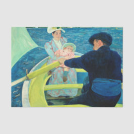 Papel De Seda A Festa Barco de Mary Cassatt