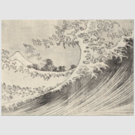 Papel De Seda A Grande Onda (por Katsushika Hokusai)