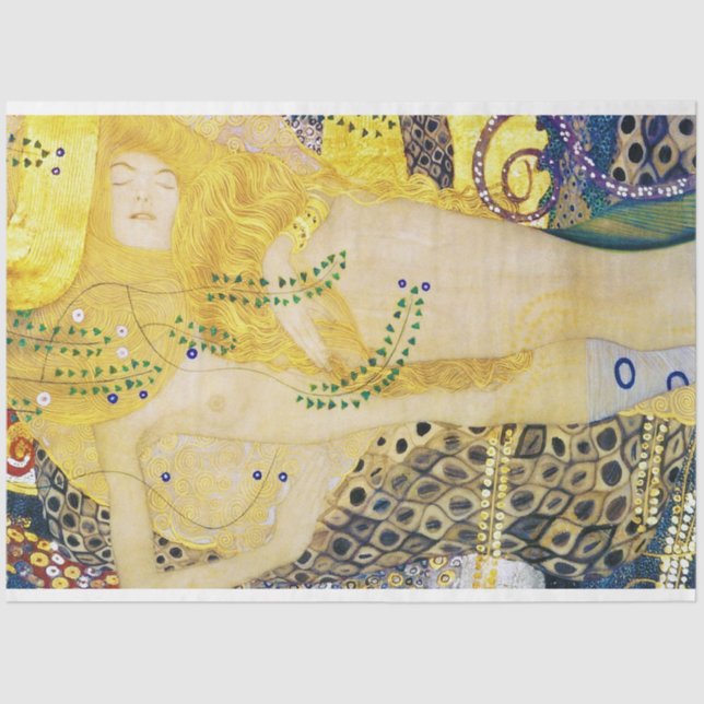 Papel De Seda A Hidra, Gustav Klimt (Frente )