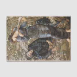 Papel De Seda A invasão de Merlin (Edward Burne-Jones) por Vivie