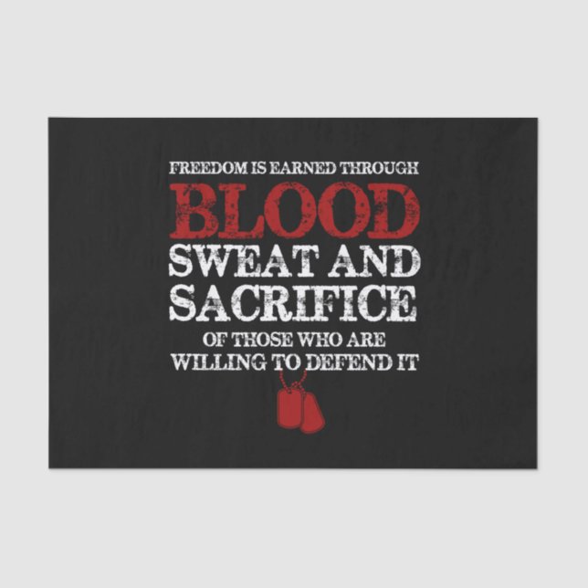 Papel De Seda a liberdade ganha suor de sangue e sacrifício de (Frente )