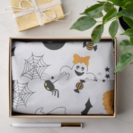 Papel De Seda A Little Boo Is Almost Due Orange Girl Baby Shower