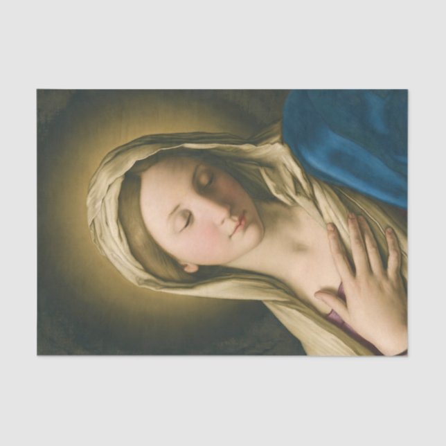 Papel De Seda A Madonna Na Prayer (Frente )