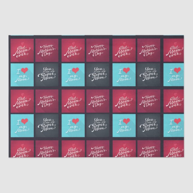 Papel De Seda À Mãe Com Amor (Frente )