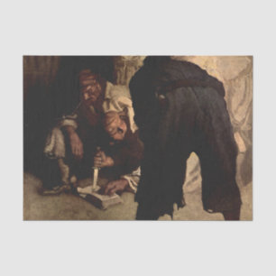 Papel De Seda “A Marca Negra” por NC Wyeth de “Ilha do Tesouro”
