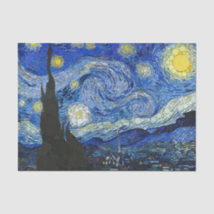 Papel De Seda A Noite Estrelada de Vincent van Gogh