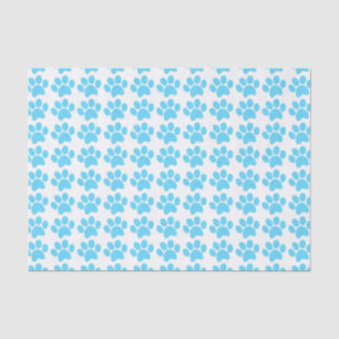 Papel De Seda A pata azul do cão de filhote de cachorro imprime