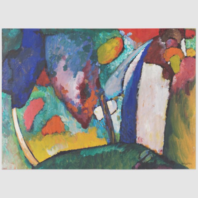 Papel De Seda A Quebra d'água, Wassily Kandinsky (Frente )