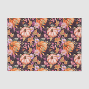 Papel De Seda A queda da abóbora do outono deixa a dissociação r