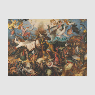 Papel De Seda A queda dos anjos rebeldes por Pieter Bruegel