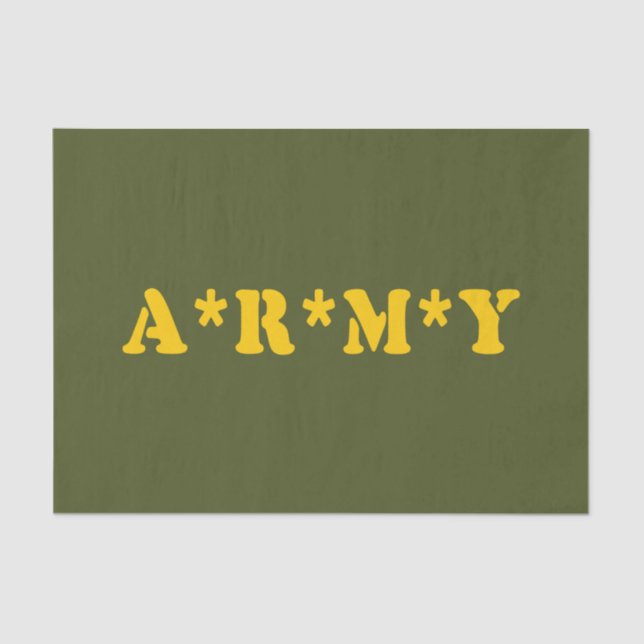 PAPEL DE SEDA A*R*M*Y (Frente )