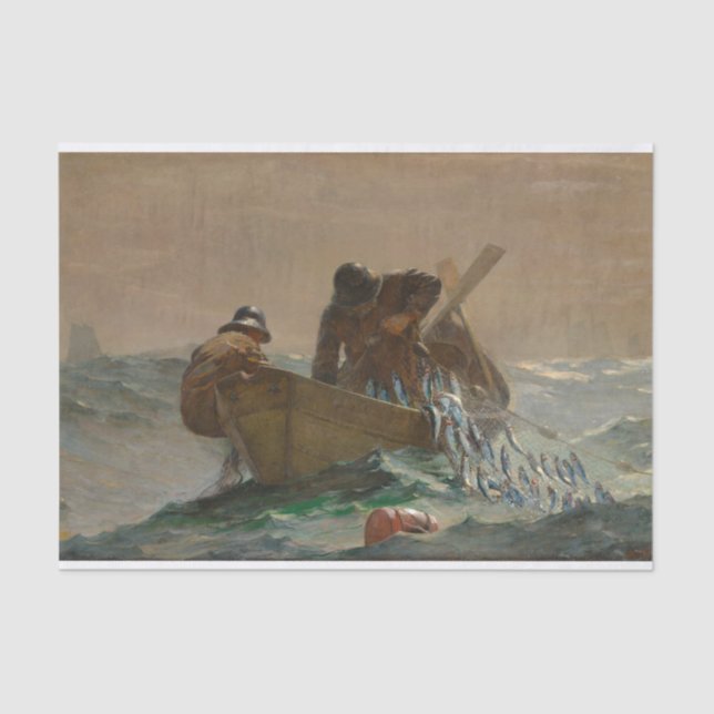 Papel De Seda A Rede Herring, Winslow Homer (Frente )