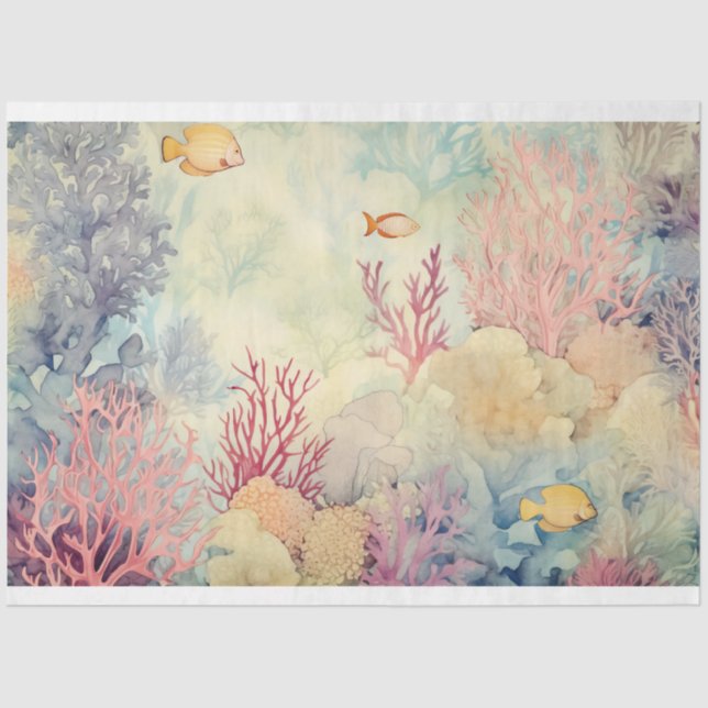 Papel De Seda A Sea Series Design 1 (Frente )