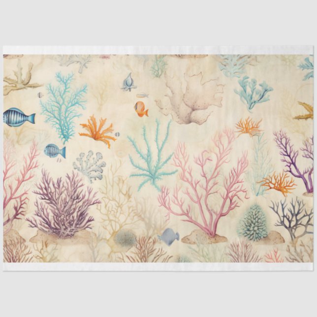 Papel De Seda A Sea Series Design 6 (Frente )