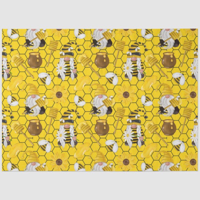Papel De Seda A Série Abelha e Mel Design 4 (Frente )
