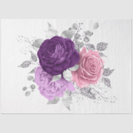 Papel De Seda A Série Bouquet Design 153