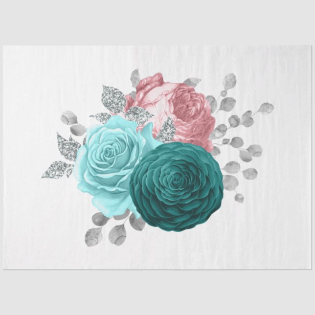 Papel De Seda A Série Bouquet Design 169 (Frente )