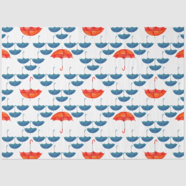 Papel De Seda A Série de Guarda-chuvas Design 3 (Frente )