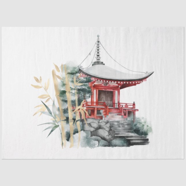 Papel De Seda A Série Okinawa Design 28 (Frente )